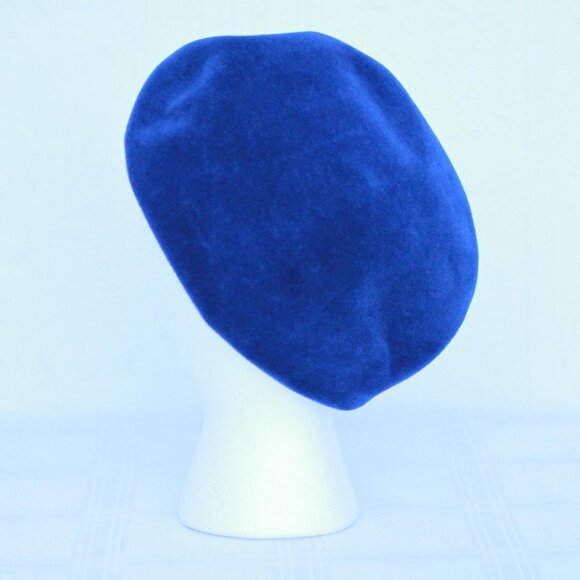 50's 60's Borsalino blue beret - size small - Picture 3 of 5